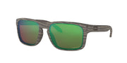 Oakley OO9102 Holbrook Sunglasses - Woodgrain/Prizm Shallow Water Polarized / 57 mm - 888392458889