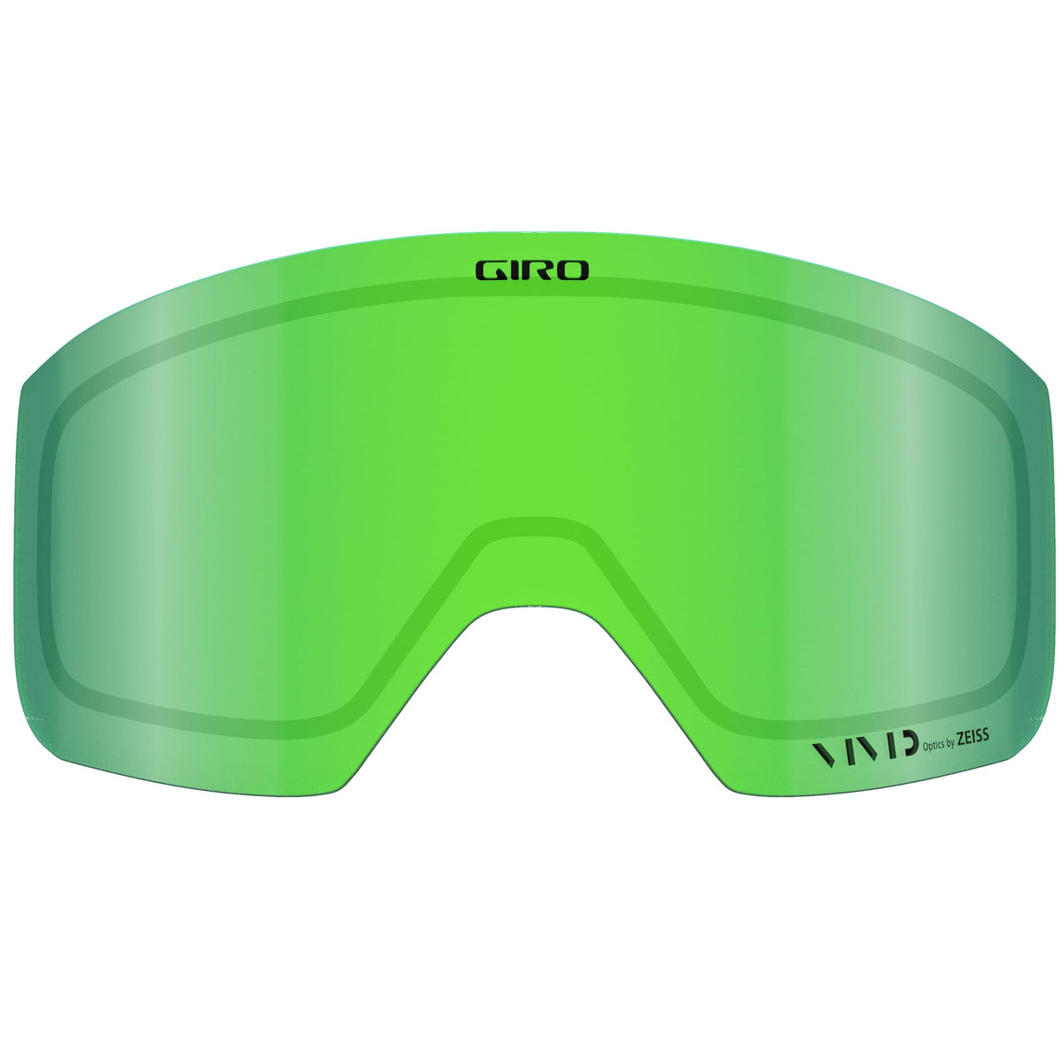 Snow goggle replacement lens, vivid emerald green tinted, Giro branding