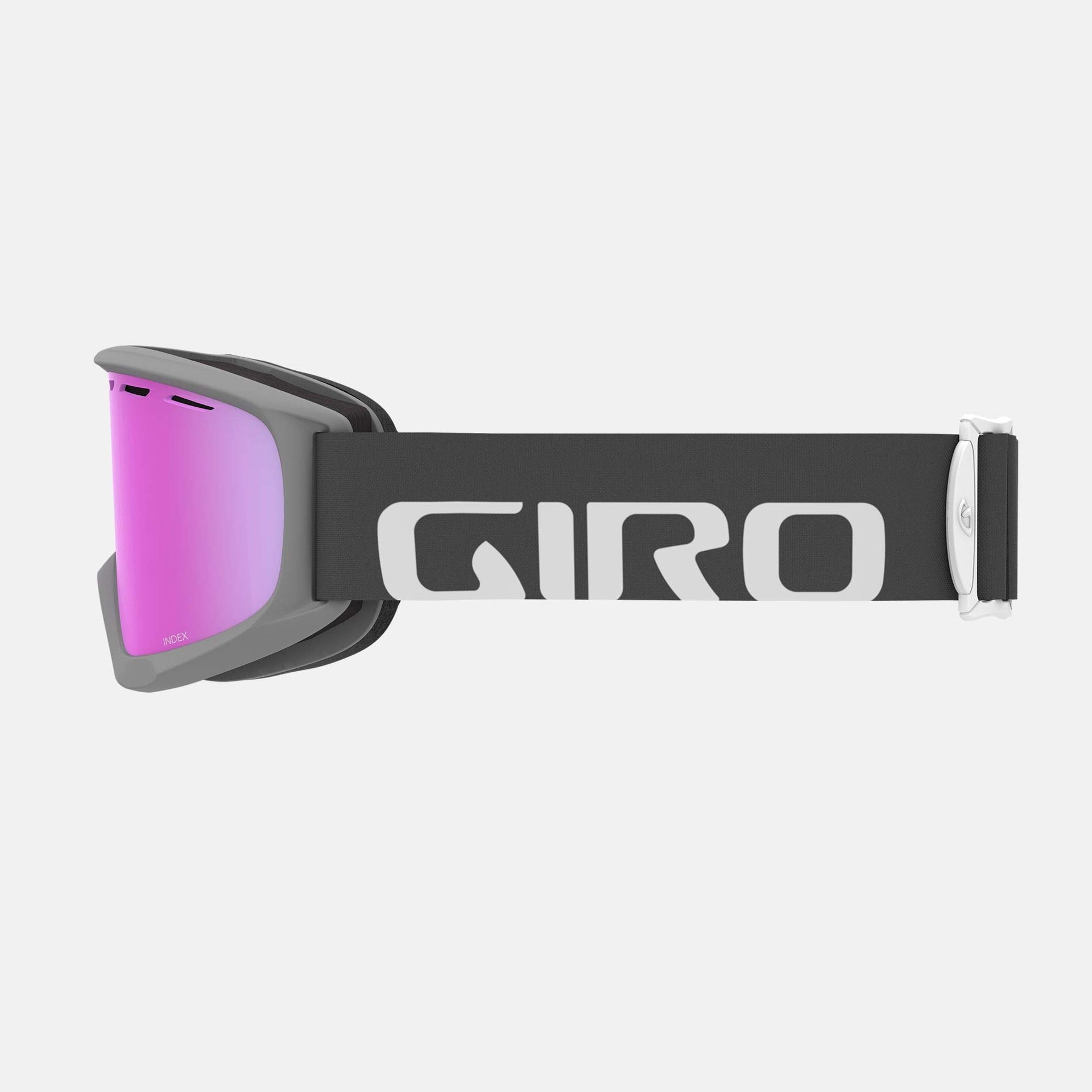 Giro Index OTG Adult Snow Goggles - Titanium Wordmark Strap with VIVID Pink Lens (2021) — image 3