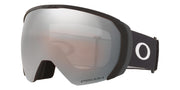 Large snow goggles with warm grey frame, black strap, and amber mirrored lens