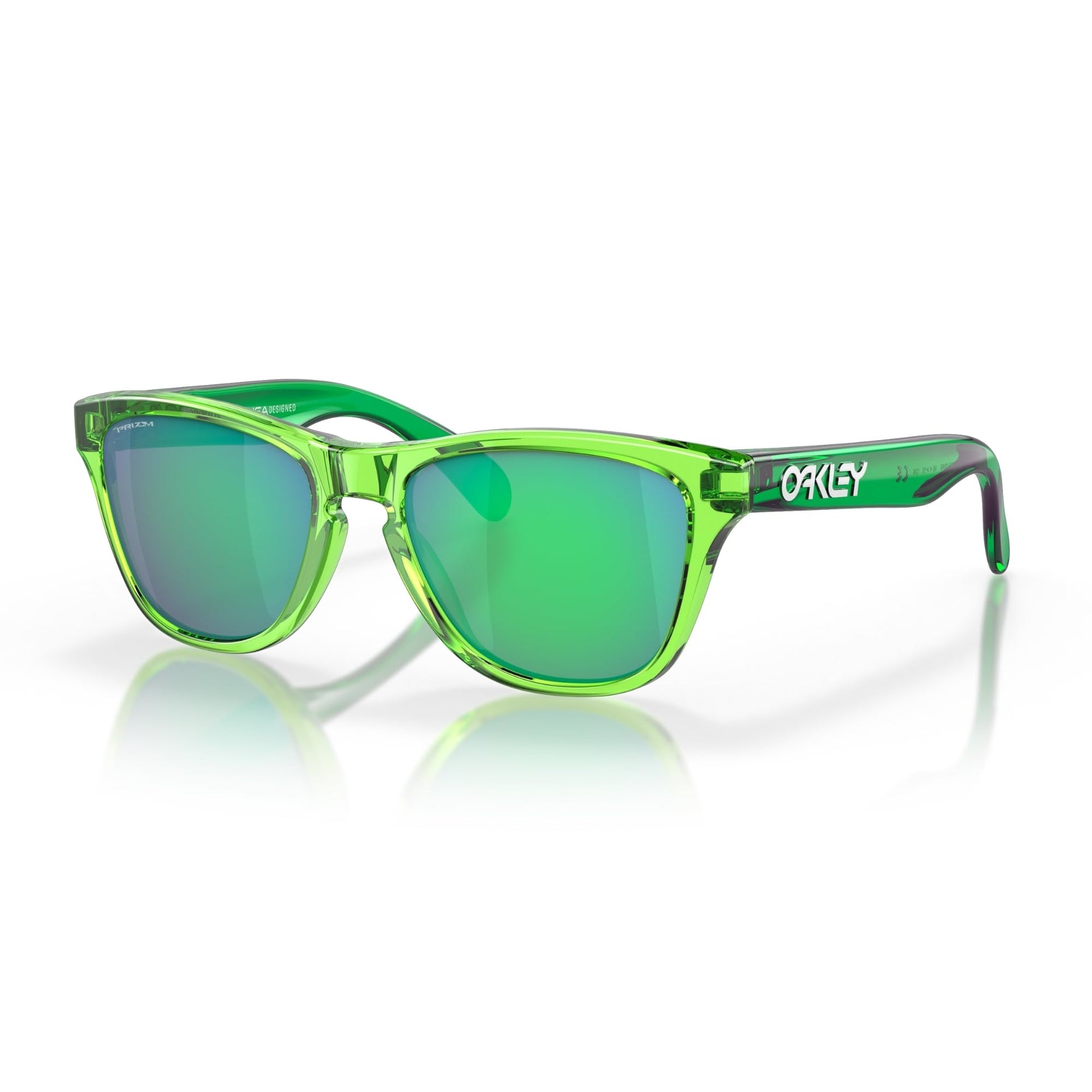 Oakley Frogskins XXS Sunglasses - Acid Green / Prizm Jade / Small - 888392588128