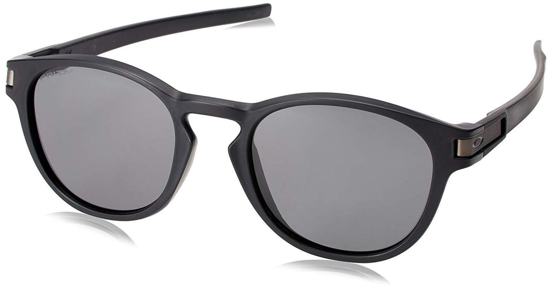 Oakley Latch Low Bridge Fit Sunglasses - Matte Black/Prizm Grey / 53 - 888392349675