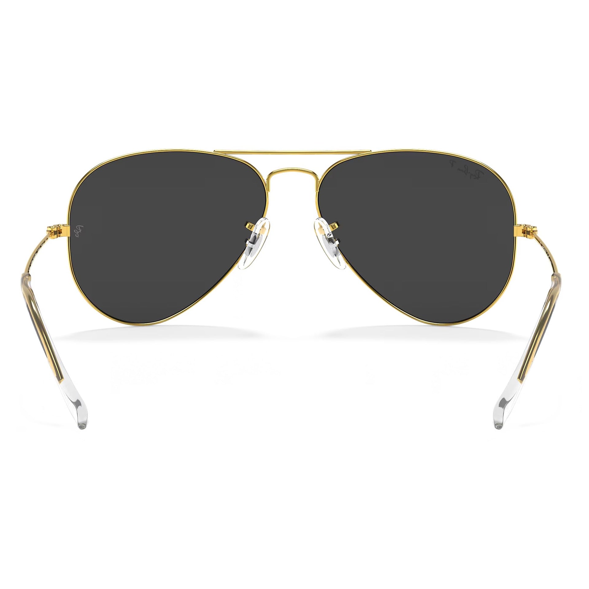 Ray-Ban Aviator RB3025 Sunglasses Batch 3 - Legend Gold/Polarized Black / 58 mm - X002U9C7FV - Additional Image 3