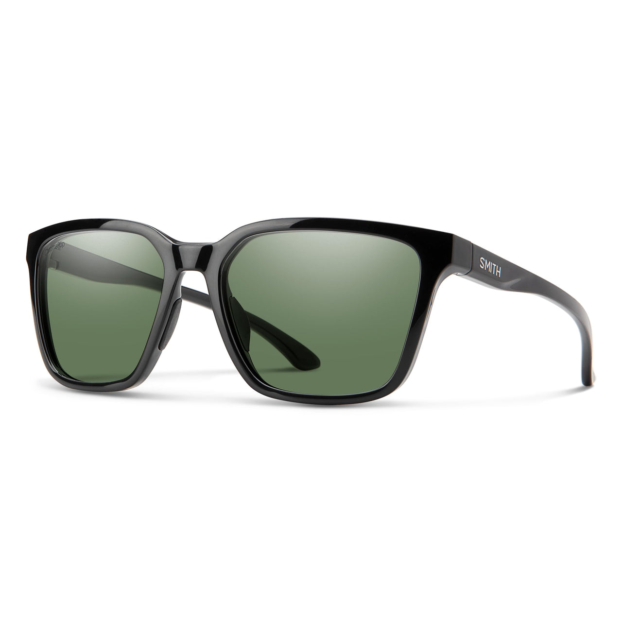 Smith Shoutout Sunglasses - Black / Chromapop Polarized Gray Green / One Size - 716736168777