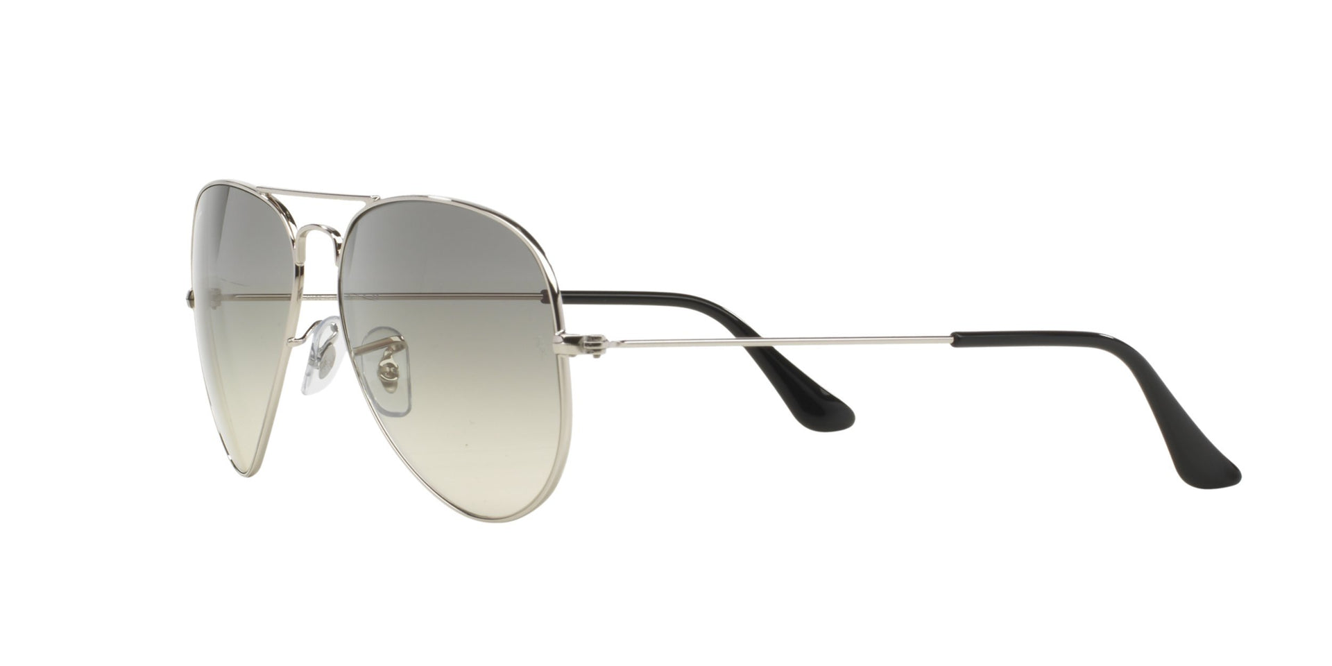 Ray-Ban Aviator RB3025 Sunglasses Batch 2 - Silver/Grey Gradient / 58 mm - X001CB8AOF - Additional Image 3