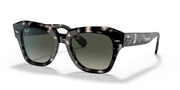 Ray-Ban State Street RB2186 Sunglasses - Grey Havana/Grey Gradient / 52 mm - 8056597559881