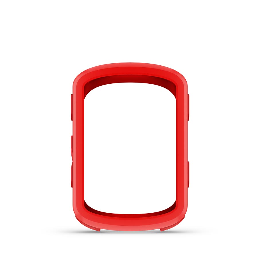 Red silicone protective case for Garmin Edge 540/840 with front opening