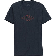 Navy crew-neck tech T-shirt with Giro diamond logo graphic