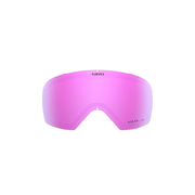 Replacement goggle lens, vivid pink mirrored-tint with curved goggle shape
