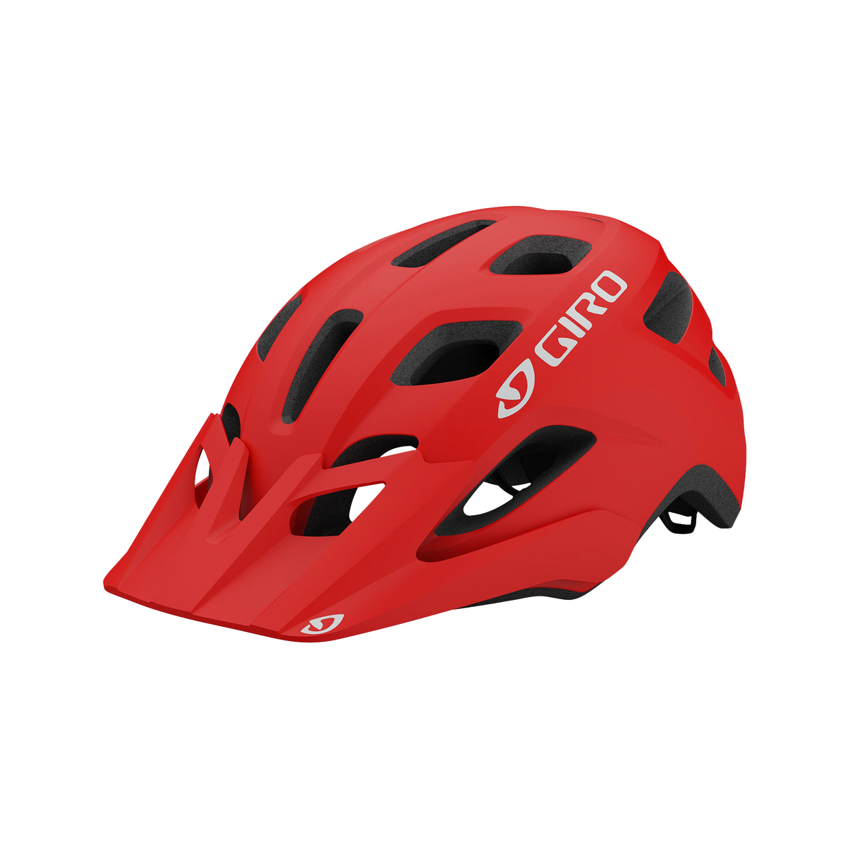 Red and black Giro MIPS cycling helmet with vented shell and side openings