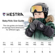 Hestra CZone Junior Mitt (Youth 2-13yrs) I Waterproof, Insulated Kids Mitten for Skiing, Snowboarding or Playing in The Snow - image 7