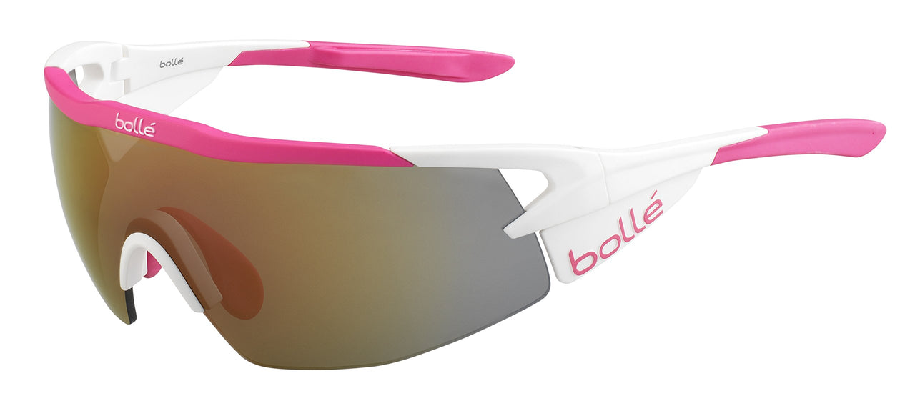 Bolle Aeromax Sunglasses - Matte Whie/Pink / One Size - X002PVFDYB
