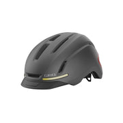 Giro Ethos cycling helmet, matte graphite with rear vents and chin strap openings