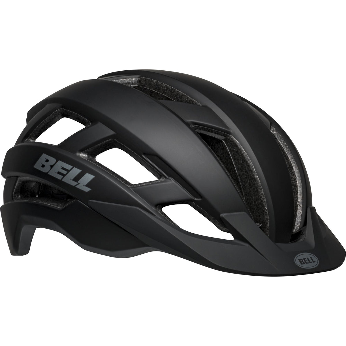 Matte black MIPS bike helmet with vented shell and rear adjustment dial
