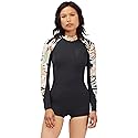 Billabong Womens Spring Fever Long Sleeve 2mm Springsuit - Paradise Black / 10