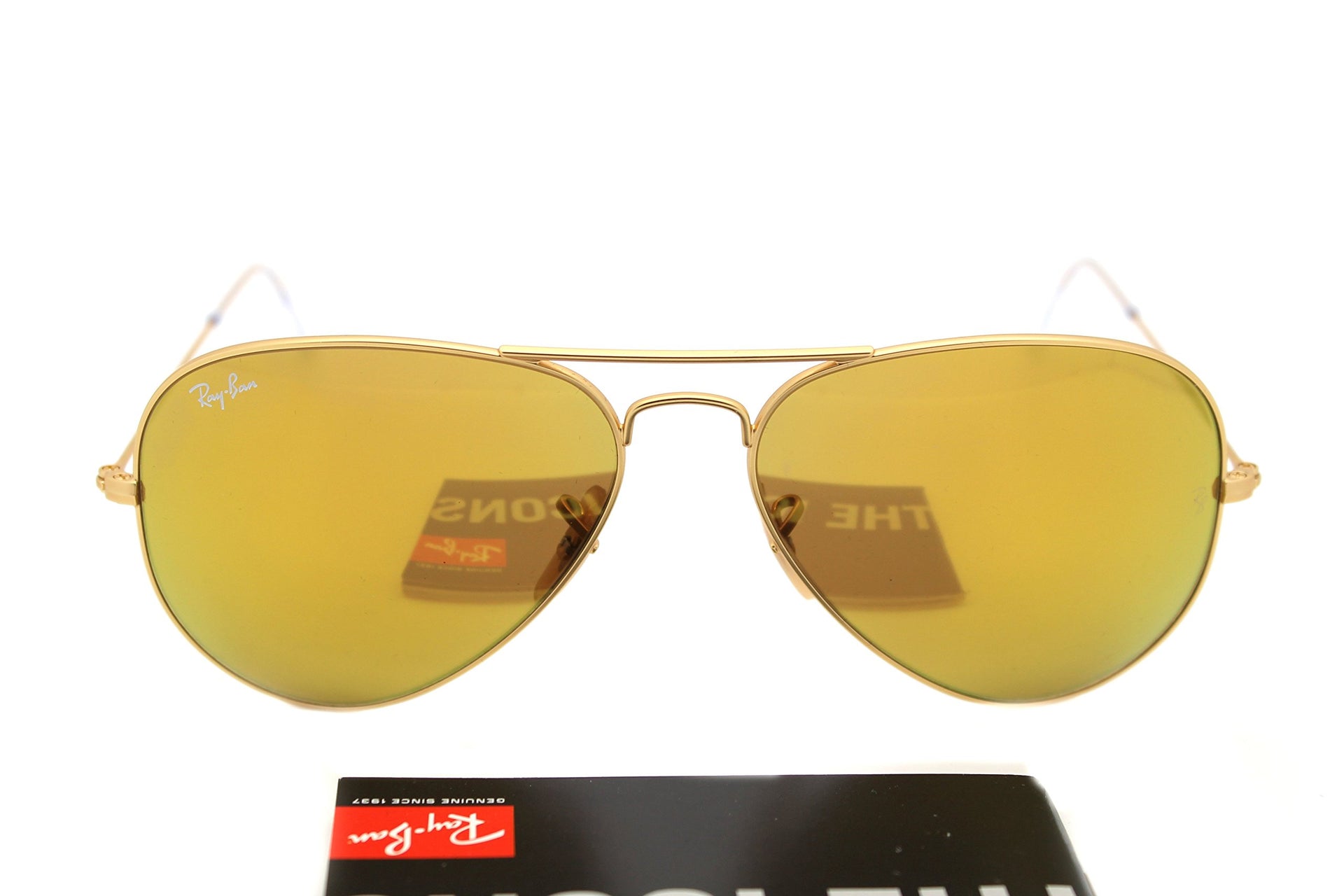 Ray-Ban Aviator RB3025 Sunglasses Batch 2 - Brown / 58 mm - X001DJW2YF