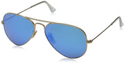 Ray-Ban Aviator RB3025 Sunglasses Batch 3 - Gold/Blue Flash / 58 mm - X001R88HMD