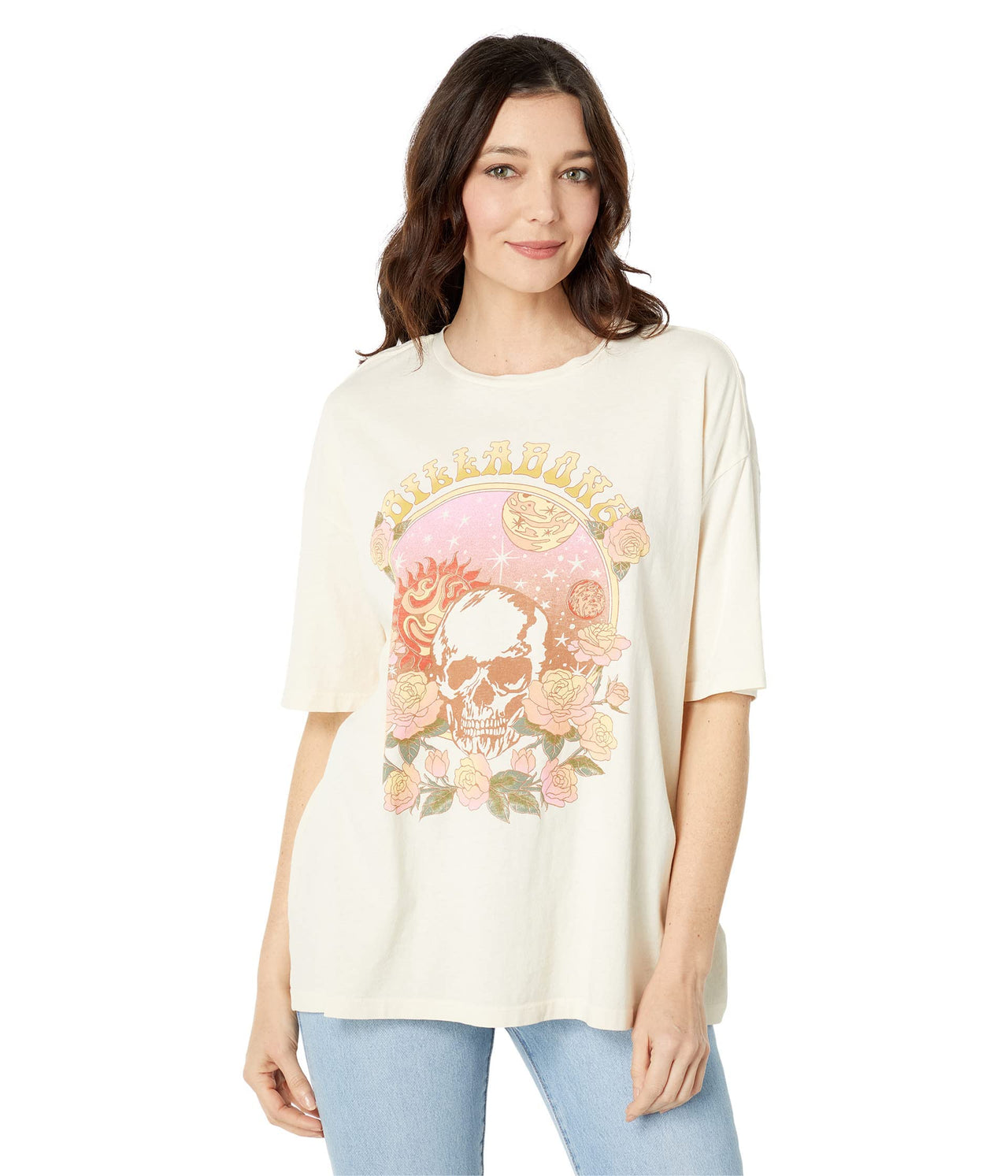 Billabong Women's Cosmic Garden T-Shirt - Antique White