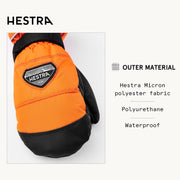 Hestra CZone Junior Mitt (Youth 2-13yrs) I Waterproof, Insulated Kids Mitten for Skiing, Snowboarding or Playing in The Snow - image 8
