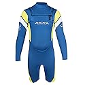 XCEL Youth Infiniti Solution Long Sleeve Springsuit 2mm - Sapphire/Lemonale/White / 10