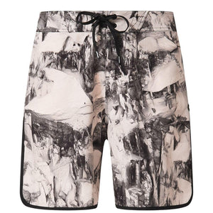 Rocks Print Grey