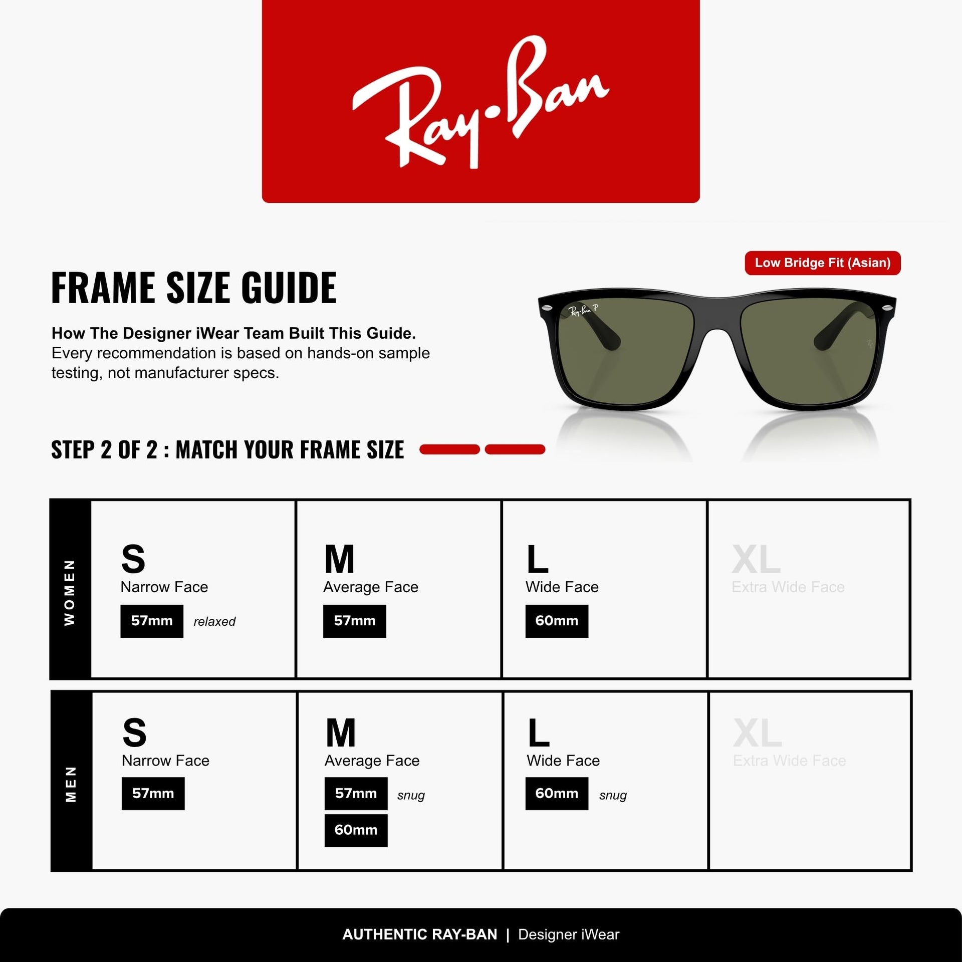 Ray-Ban Boyfriend Two RB4547F Sunglasses - Black / Green / Large - 8056597957892 - Additional Image 4