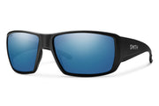 Smith Guide Choice Sunglasses - Matte Black / Chromapop Polarized Blue Mirror / One Size - 715757537630