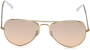 Ray-Ban Aviator RB3025 Sunglasses - Brown / 55 mm - 805289305026 - Additional Image 2