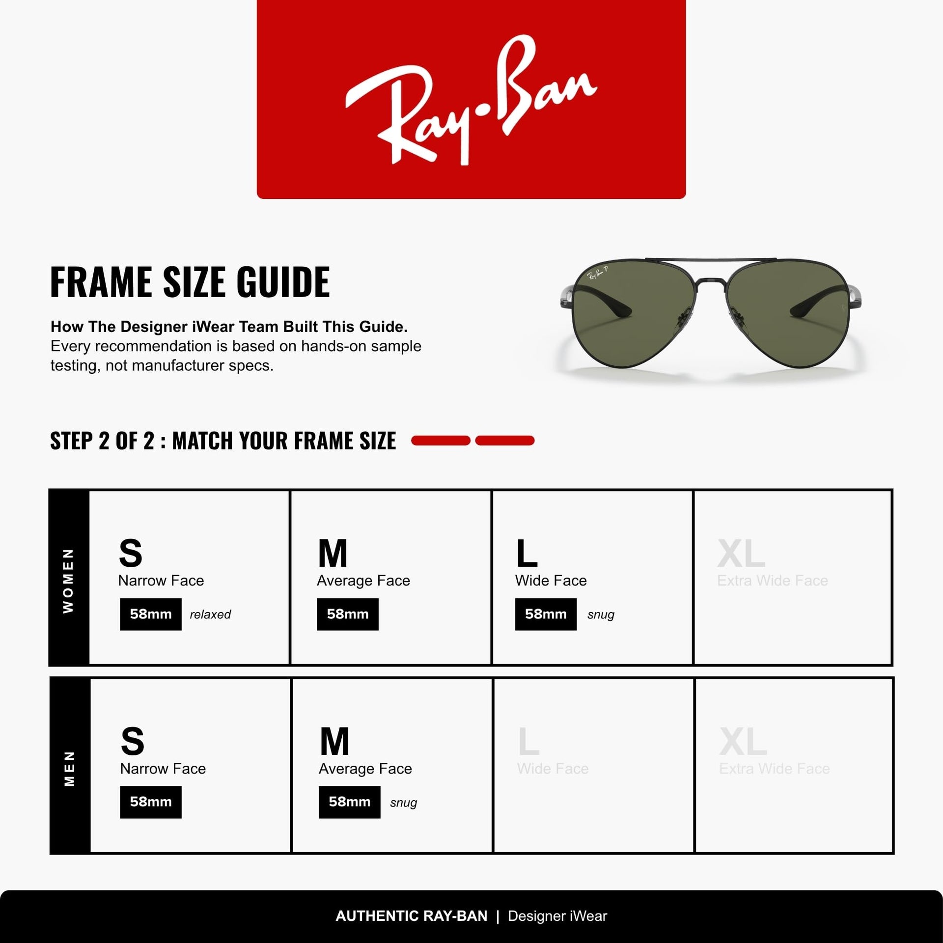 Ray-Ban Aviator RB3675 Sunglasses - Black/Green Polarized / 58 mm - 8056597432184 - Additional Image 4