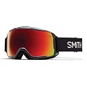Smith Fit Black With Red Sol-X Lens Snow Goggles