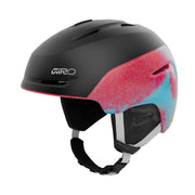 Giro Neo Jr. snow helmet, black with red speckled side and vent details