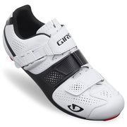 Giro GF Factor ACC cycling shoe in white and black, with two hook-and-loop straps