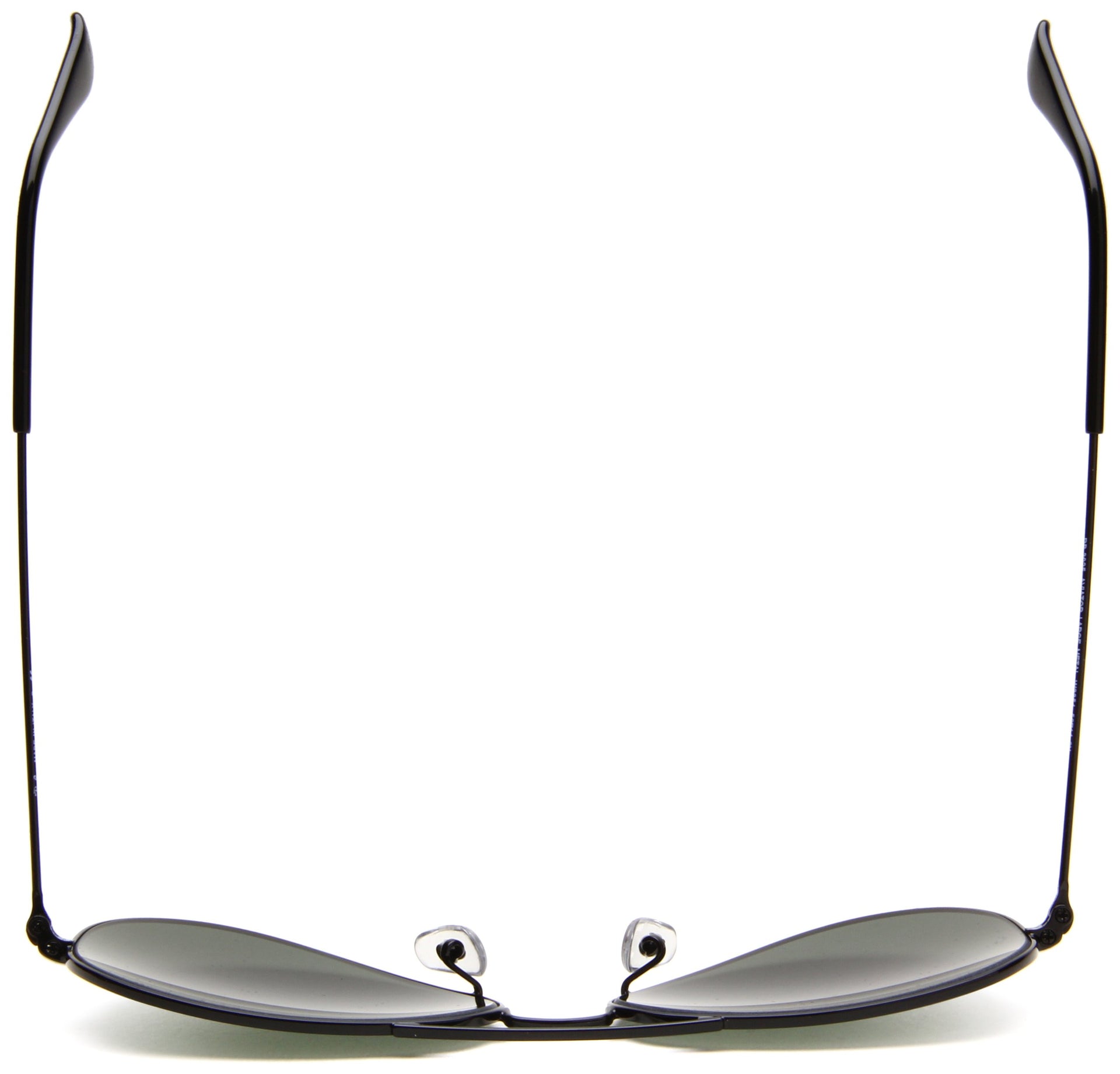 Ray-Ban Aviator RB3025 Sunglasses - Glossy Black/Grey Green / 58 mm - 805289628231 - Additional Image 4