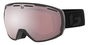 Bolle Laika snow goggles with black frame and strap, rose-tinted lens