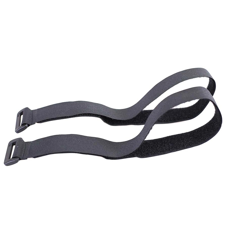 Kuat fender strap kit with two dark gray straps and metal buckles