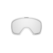 Replacement lens for Giro Contact goggles, clear lens with gray rim