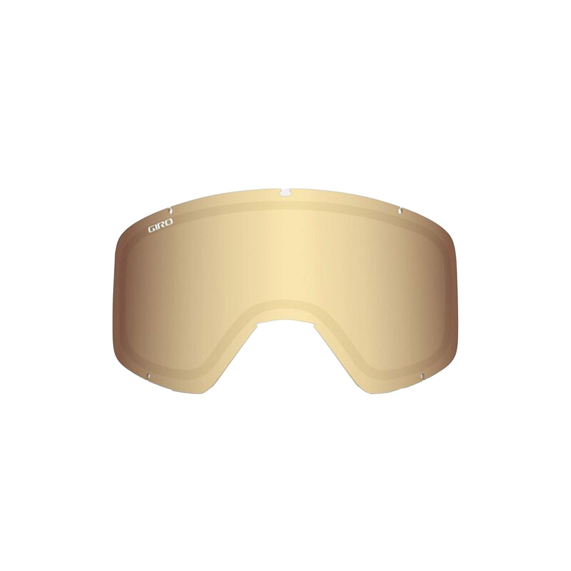 Giro Semi/Dylan replacement goggle lens, amber gold curved shield