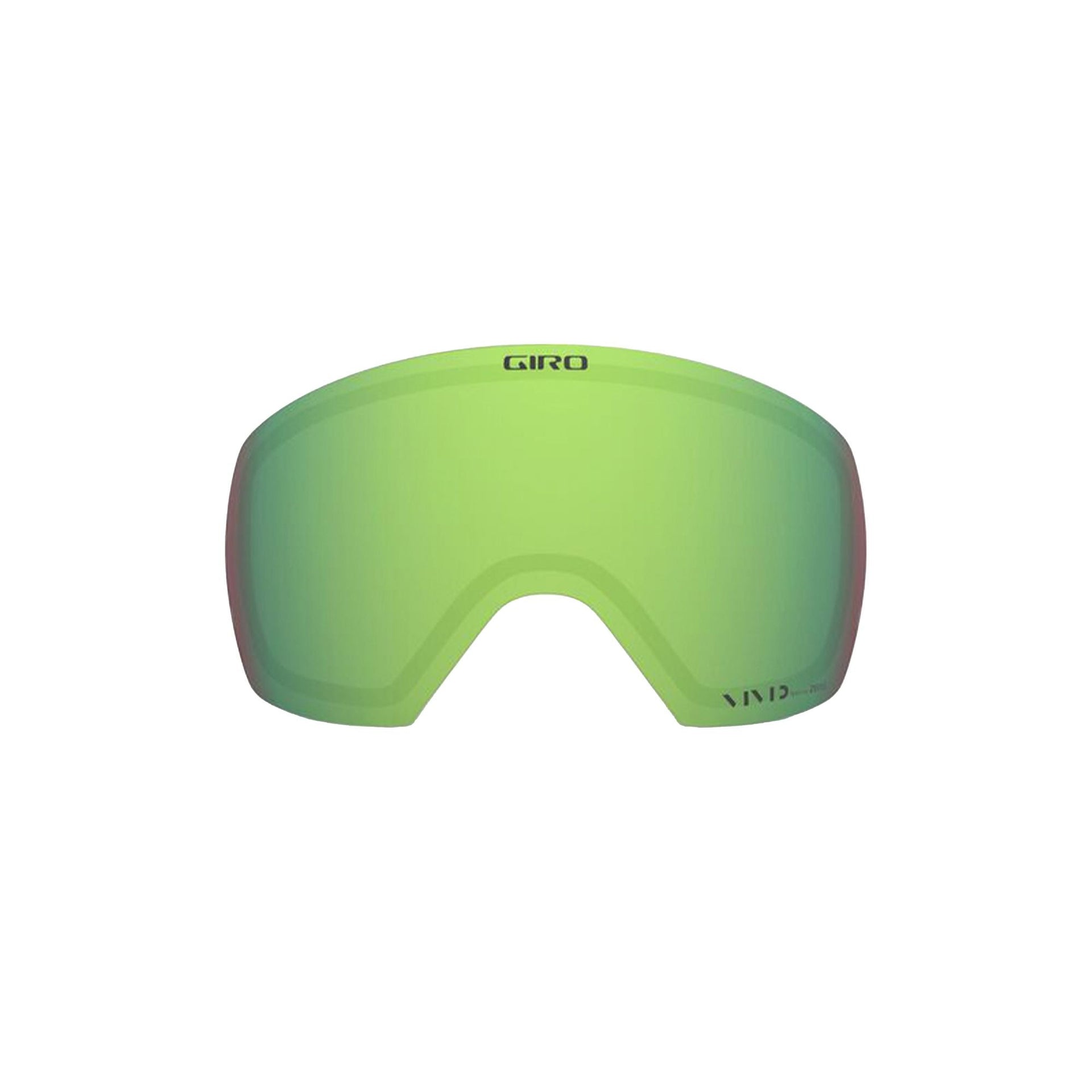 Replacement lens for Giro Contact goggles, neon green-tinted lens