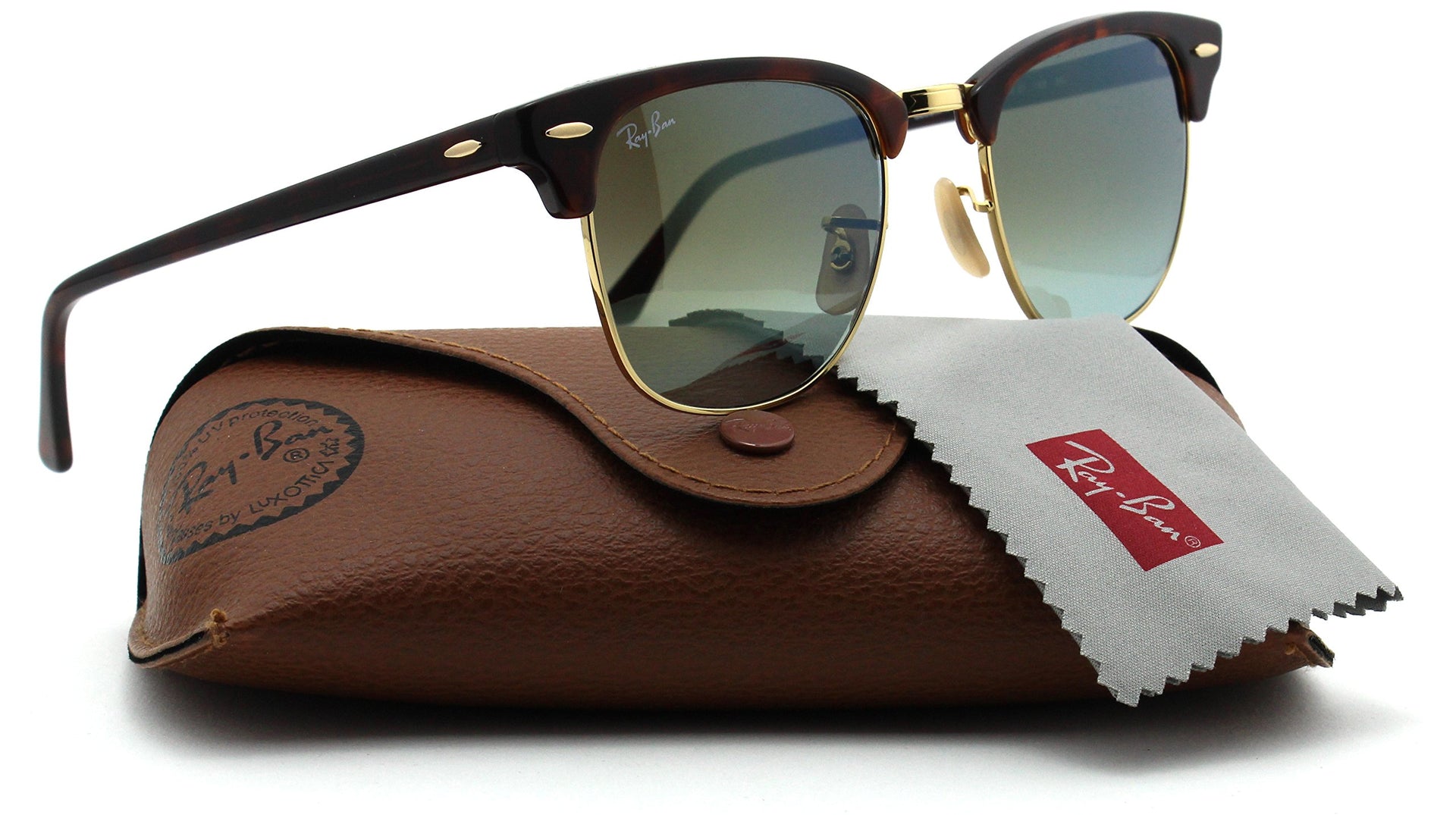 Ray-Ban Clubmaster RB3016 Sunglasses - 51) - 8053672603835