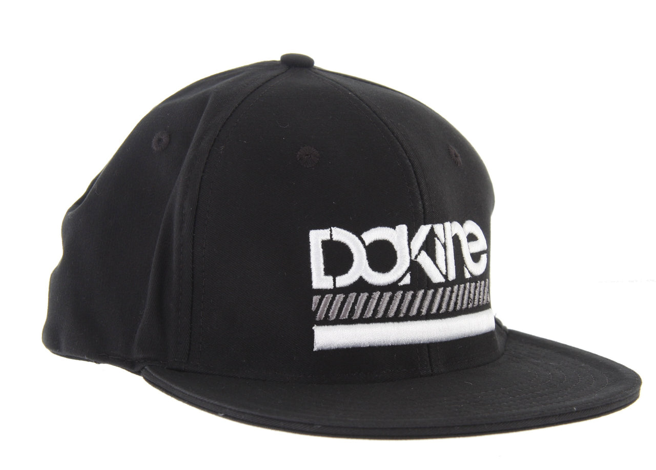 Black Dakine Ryder baseball cap with white logo patch