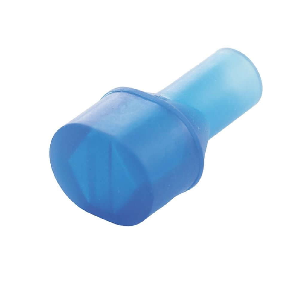 Camelbak Big Bite valve, blue bite mouthpiece with protective cap