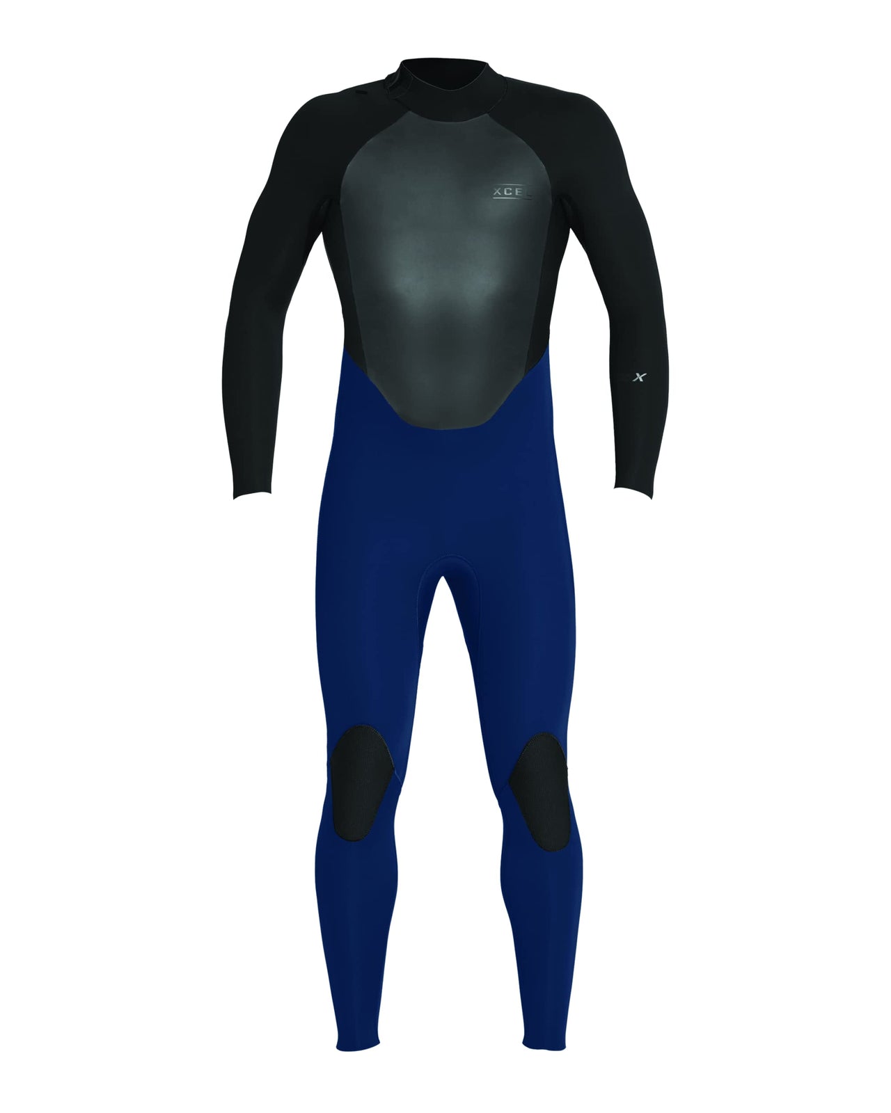 XCEL Mens Axis X Back Zip 4/3mm Fullsuit - Black / X-Large Short