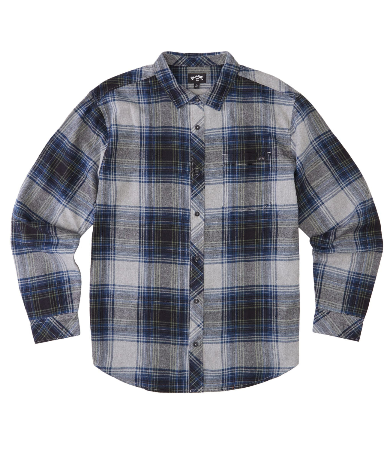 Billabong Men's Coastline Flannel Shirt - Alloy