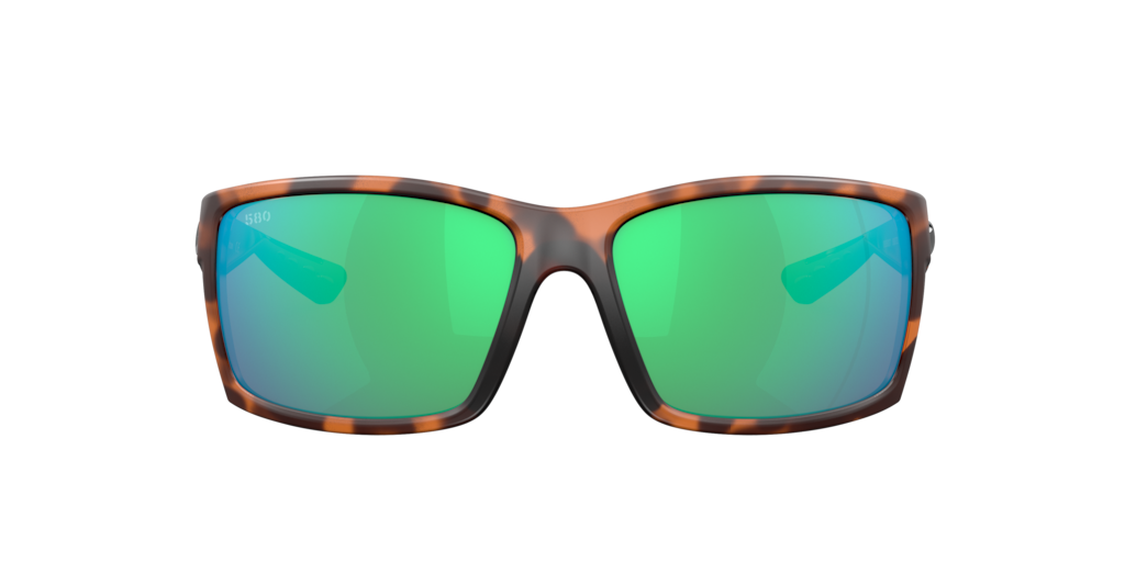 Costa Del Mar Reefton Sunglasses - Retro Tortoise / Green Mirror