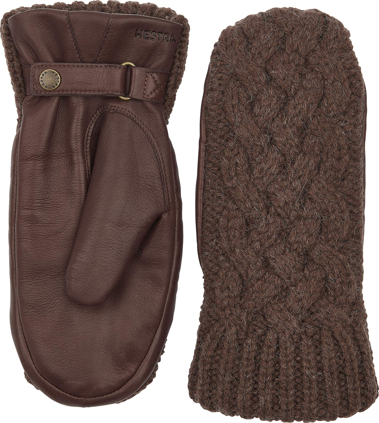 Hestra Ragnhild Cable Knit Insulated Wool Mitt