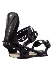 Arbor Acacia Snowboard Bindings – Black/Marshmallow — Acacia Binding