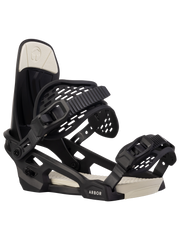 Arbor Acacia Snowboard Bindings – Black/Marshmallow — Acacia Binding