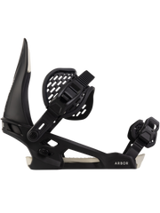 Arbor Acacia Snowboard Bindings – Black/Marshmallow — Acacia Binding