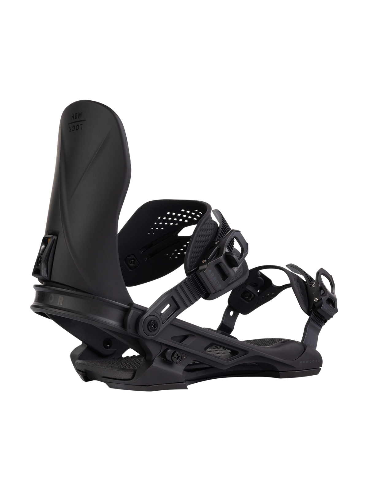 Arbor Hemlock Snowboard Bindings – Black/Black — Hemlock Binding