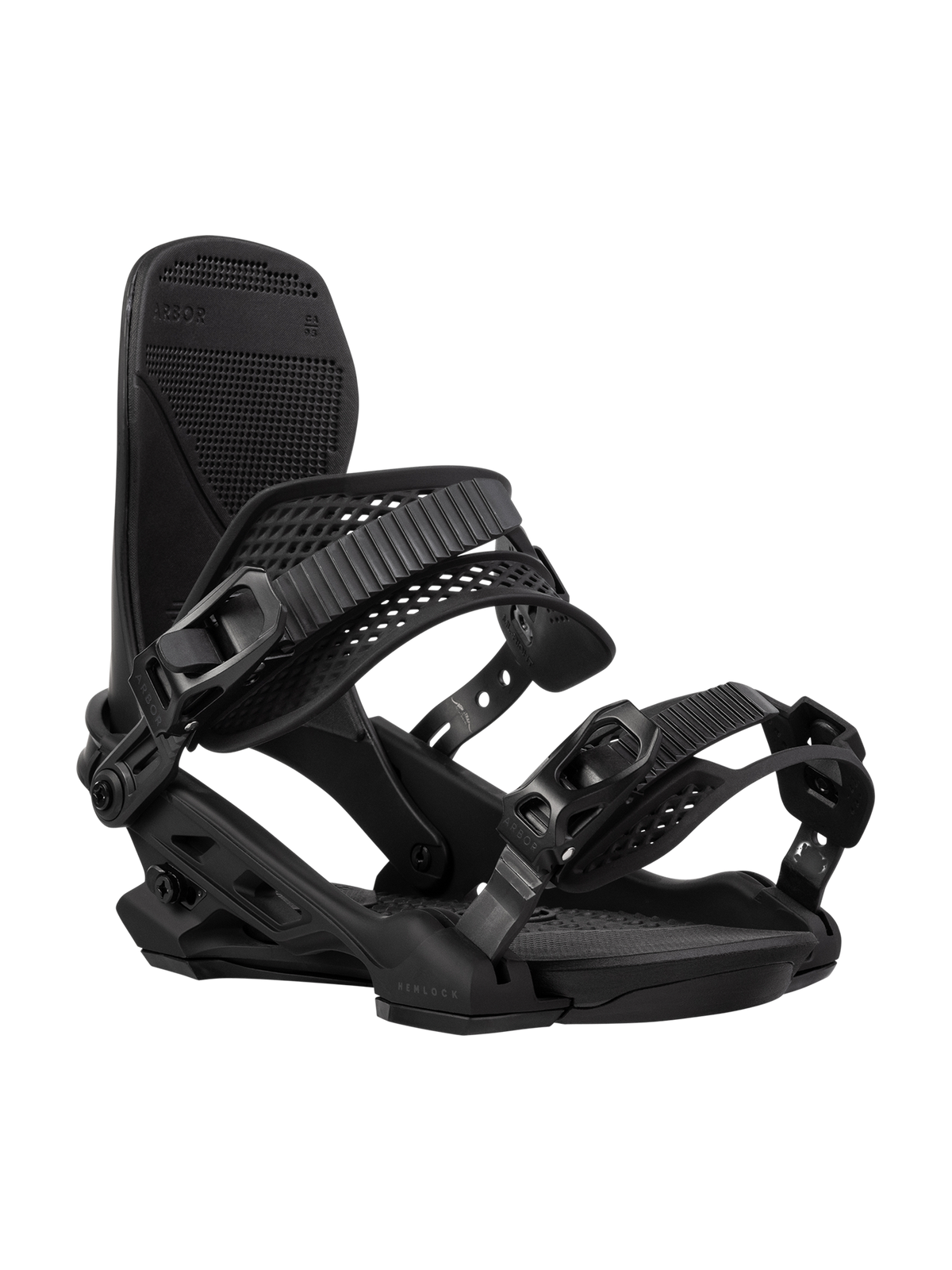 Arbor Hemlock Snowboard Bindings – Black/Black — Hemlock Binding